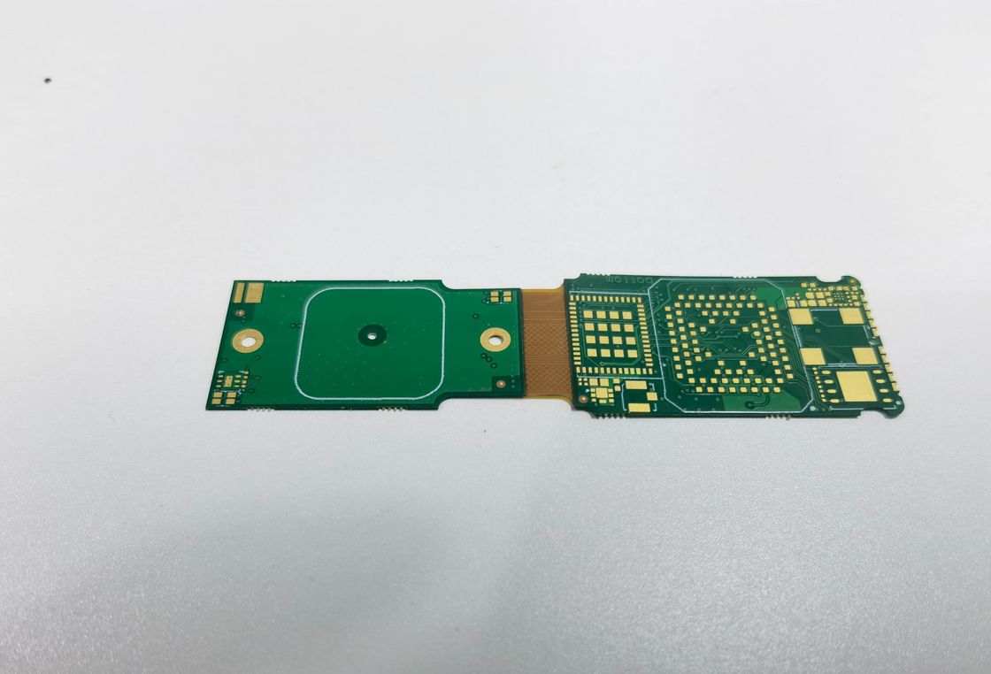 HDI ENIG সারফেস ফিনিস সহ Rigid Flex PCB 4 স্তর Fr4/Polyimide HDI 1+N+1